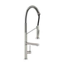 Swiss Madison  SM-KF74BN Nouvet Single Handle, Pull-Down Kitchen Faucet with Pot Filler in Brushed Nickel