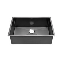 Swiss Madison  SM-KU700B Rivage 30 x 18 Stainless Steel, Single Basin, Undermount Kitchen Sink, Black