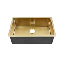 Swiss Madison  SM-KU700G Rivage 30 x 18 Stainless Steel, Single Basin, Undermount Kitchen Sink, Gold