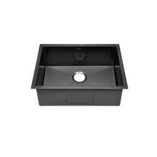 Swiss Madison  SM-KU709B Tourner 27" x 19" Stainless Steel, Single Sink, Undermount Kitchen Sink in Black