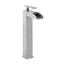 Swiss Madison  SM-BF51BN Concorde Single Hole, Single-Handle, High Arc Waterfall, Bathroom Faucet in Brushed Nickel