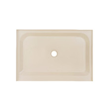 Swiss Madison  SM-SB516V Voltaire 48 x 32 Single-Threshold, Center Drain, Shower Base in Biscuit