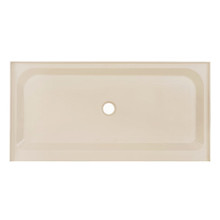 Swiss Madison  SM-SB518V Voltaire 60 x 30 Single-Threshold, Center Drain, Shower Base in Biscuit