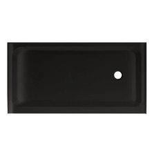Swiss Madison  SM-SB531 Voltaire 60" X 32" Right-Hand Drain, Shower Base in Black