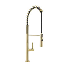 Swiss Madison  SM-KF72BG Chalet Single Handle, Pull-Down Kitchen Faucet in Brushed Gold