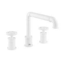 Swiss Madison  SM-BF82MW Avallon 8 in. Widespread, 2-Handle Wheel, Bathroom Faucet in Matte White