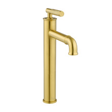 Swiss Madison  SM-BF91BG Avallon Single Hole, Single-Handle Sleek, High Arc Bathroom Faucet in Brushed Gold
