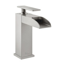 Swiss Madison  SM-BF50BN Concorde Single Hole, Single-Handle, Waterfall Bathroom Faucet in Brushed Nickel