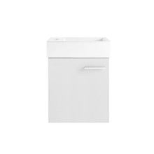 Swiss Madison  SM-BV611 Colmer 18" Wall-Mounted Bathroom Vanity in White