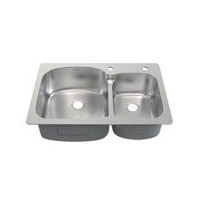 Swiss Madison  SM-KT662 Ouvert 33 x 22 Double Bowl, Top-Mount Kitchen Sink
