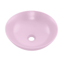Swiss Madison  SM-VS244 Classé 16" Color Ceramic Sink in Matte Pink