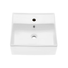 Swiss Madison  SM-WS319 Claire 15" Square Wall-Mount Bathroom Sink