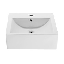 Swiss Madison  SM-VS276 Voltaire 18" Square Wall-Mount Bathroom Sink