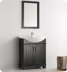 Fresca  FCB2303BL-I Hartford 30" Black Traditional Bathroom Vanity