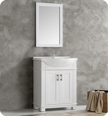 Fresca  FCB2303WH-I Hartford 30" White Traditional Bathroom Vanity