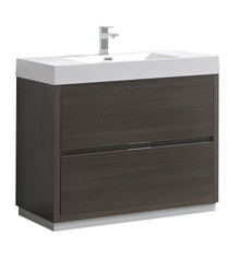 Fresca  FCB8442GO-I Valencia 40" Gray Oak Free Standing Modern Bathroom Vanity