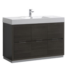 Fresca  FCB8448GO-I Valencia 48" Gray Oak Free Standing Modern Bathroom Vanity