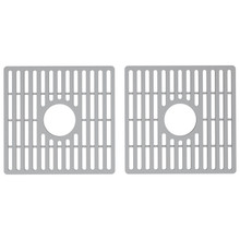 Vigo  VGSG3618BL Gray Silicone Kitchen Sink Protective Bottom Grid For Double Basin 36 In. Sink