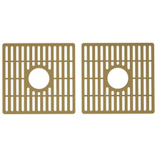 Vigo  VGSG3618BLMG  Silicone Protective Kitchen Sink Protective Bottom Grid For 36 In. Double Basin In Matte Gold