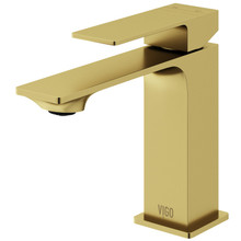Vigo  VG01054MG Dunn Bathroom Faucet In Matte Brushed Gold