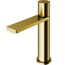 Vigo  VG01045MG Halsey Single Hole Bathroom Faucet In Matte Brushed Gold