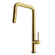 Vigo  VG02031MG Parsons Pull-Down Dual Action Kitchen Faucet In Matte Brushed Gold