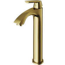 Vigo  VG03013MG Linus Vessel Bathroom Faucet In Matte Brushed Gold