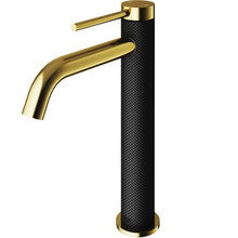 Vigo  VG03028MGMB Lexington Single Hole Cfiber© Vessel Bathroom Faucet In Matte Brushed Gold And Matte