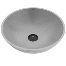 Vigo  VG04066 Concreto Stone Round Bathroom Vessel Sink
