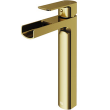Vigo  VG03026MG Amada Vessel Bathroom Faucet In Matte Brushed Gold