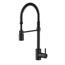 Danze DH450188BS The Foodie Noir Single Handle Pre-Rinse Pull-Down Kitchen Faucet 1.75gpm - Satin Black
