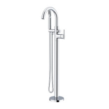 Danze D300558T Contemporary Floor Mount Tub Filler Faucet Trim Kit with Showerstick Handshower 1.75gpm - Chrome