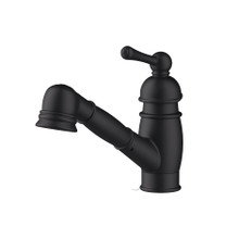 Danze D457614BS Opulence Single Handle Pull-Out Kitchen Faucet 1.75gpm - Satin Black