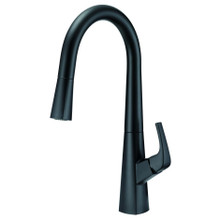 Danze D454419BS Vaughn Single Handle Pull-Down Kitchen Faucet w/ Snapback 1.75gpm - Satin Black