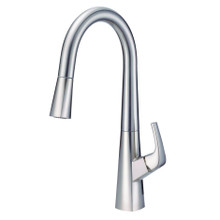 Danze D454419SS Vaughn Single Handle Pull-Down Kitchen Faucet w/ Snapback 1.75gpm - Stainless Steel