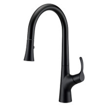 Danze D454422BS Antioch Single Handle Pull-Down Kitchen Faucet w/ Snapback 1.75gpm - Satin Black