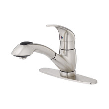 Danze G0040266SS Viper Single Handle Pull-Out Kitchen Faucet 1.75gpm - Stainless Steel