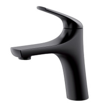 Danze D225034BS Lemora Single Handle Lavatory Faucet w/ Metal Touch-Down Drain 1.2gpm - Satin Black