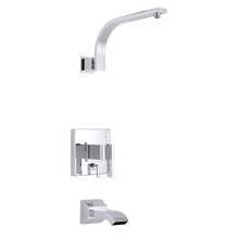 Danze D510044LSTC Sirius   Single Handle Tub & Shower Faucet Trim Kit & Treysta Cartridge w/ Diverter on Valve Less Showerhead Chrome