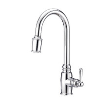Danze D454057 Opulence Single Handle Pull-Down Kitchen Faucet w/ Snapback 1.75gpm - Chrome