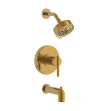 Danze D511658BBTC Parma   Single Handle Tub & Shower Faucet Trim Kit & Treysta Cartridge W/ Diverter On Tub Spout & 5 Function Showerhead 1.75gpm - Brushed Bronze