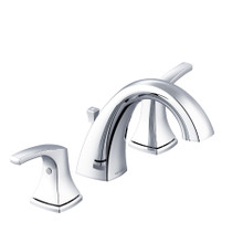 Danze D304118 Vaughn Two Handle Widespread Faucet w/ Metal Pop-Up Drain 1.2gpm - Chrome
