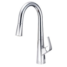 Danze D454418 Vaughn Single Handle Pull-Down Kitchen Faucet w/ Snapback and Dockforce 1.75gpm - Chrome