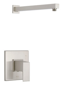 Danze D500562LSBNTC Mid-Town Single Handle Shower Only Trim & Treysta Cartridge Kit Less Showerhead - Brushed Nickel