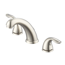 Gerber G0043375BN Viper Two Handle Widespread Lavatory Faucet w/ 50/50 Touch Down Drain 1.2gpm - Brushed Nickel