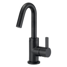 Danze D222530BS Amalfi Single Handle Lavatory Faucet Single Hole Mount w/ 50/50 Touch Down Drain & Optional Deck Plate Included 1.2gpm - Satin Black