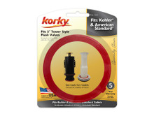 Korky  435 American Standard & Kohler 3" Toilet Flush Valve Seal Kit