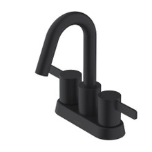 Danze  D301130BS Amalfi Two Handle Centerset Lavatory Faucet w/ 50/50 Touch Down Drain 1.2gpm - Satin Black