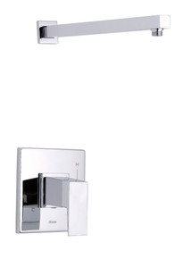 Danze  D500562LSTC Mid-Town Single Handle Shower Only Trim Kit & Treysta Cartridge Less Showerhead - Chrome