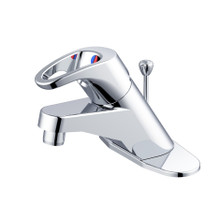 Gerber  G0040524 Hardwater Single Handle Lavatory Faucet w/ Metal Pop-Up Drain 1.2gpm - Chrome